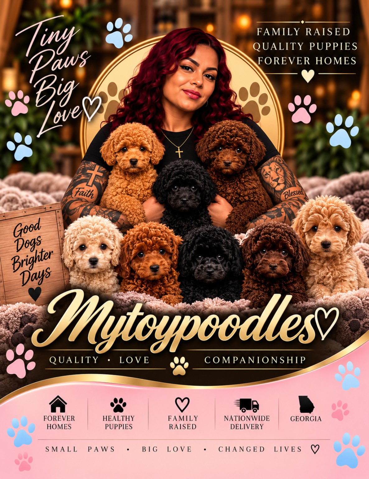 MyToyPoodles family-raised toy poodle puppies